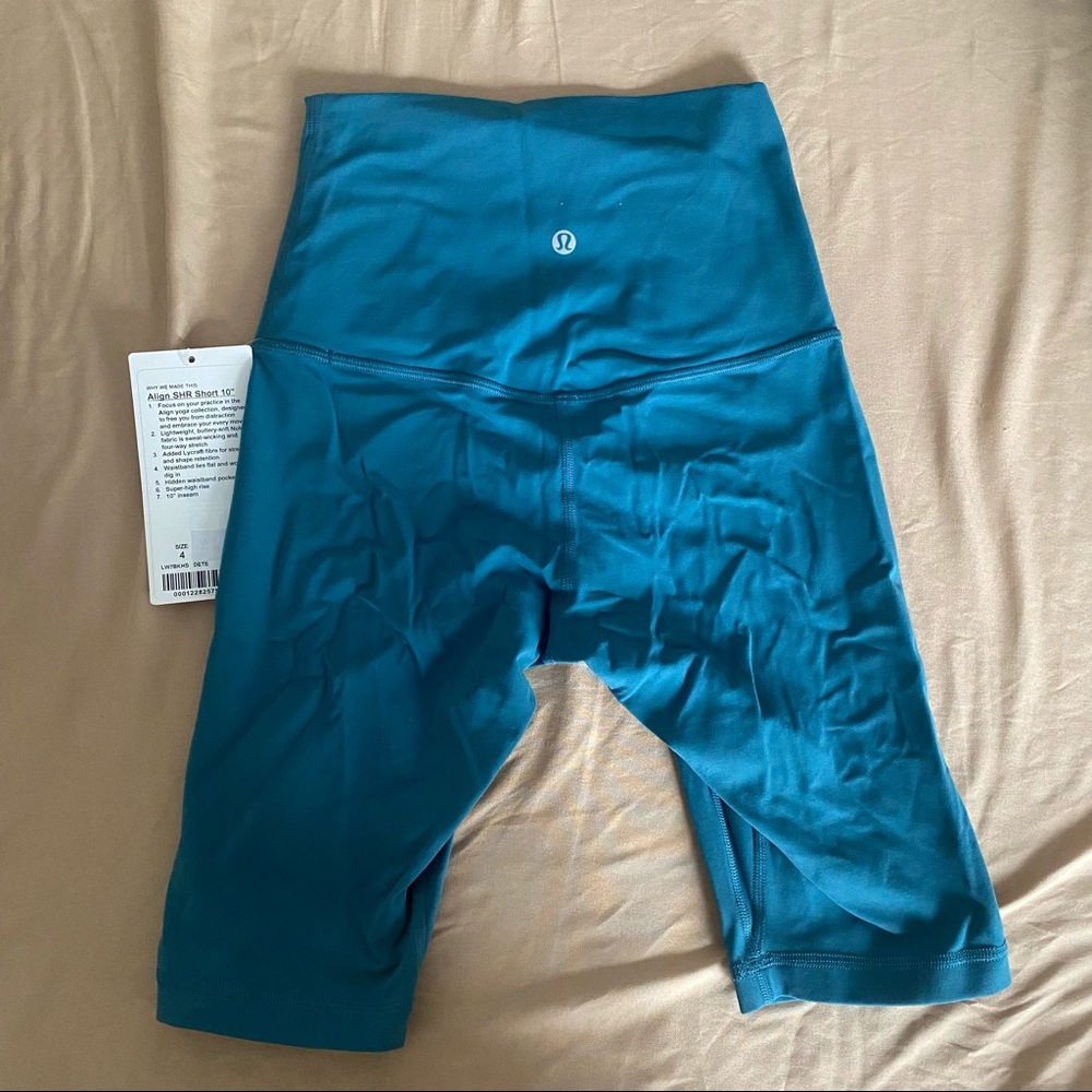 Lululemon NWT align SHR shorts 10”